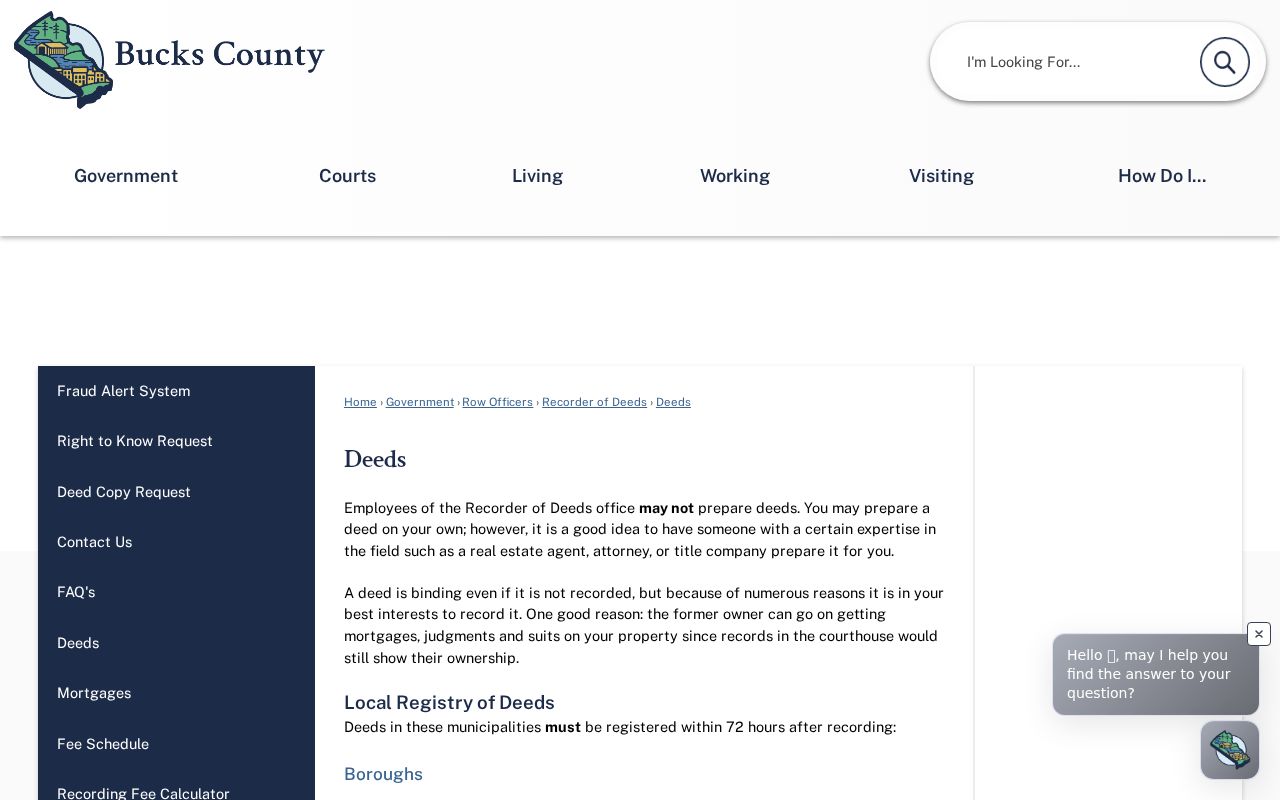 Lower Southampton Township previous residents Bucks County deed records