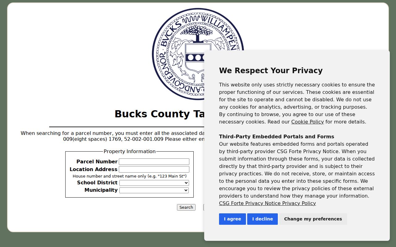 Lower Southampton Township residents directory county property inquiry fields