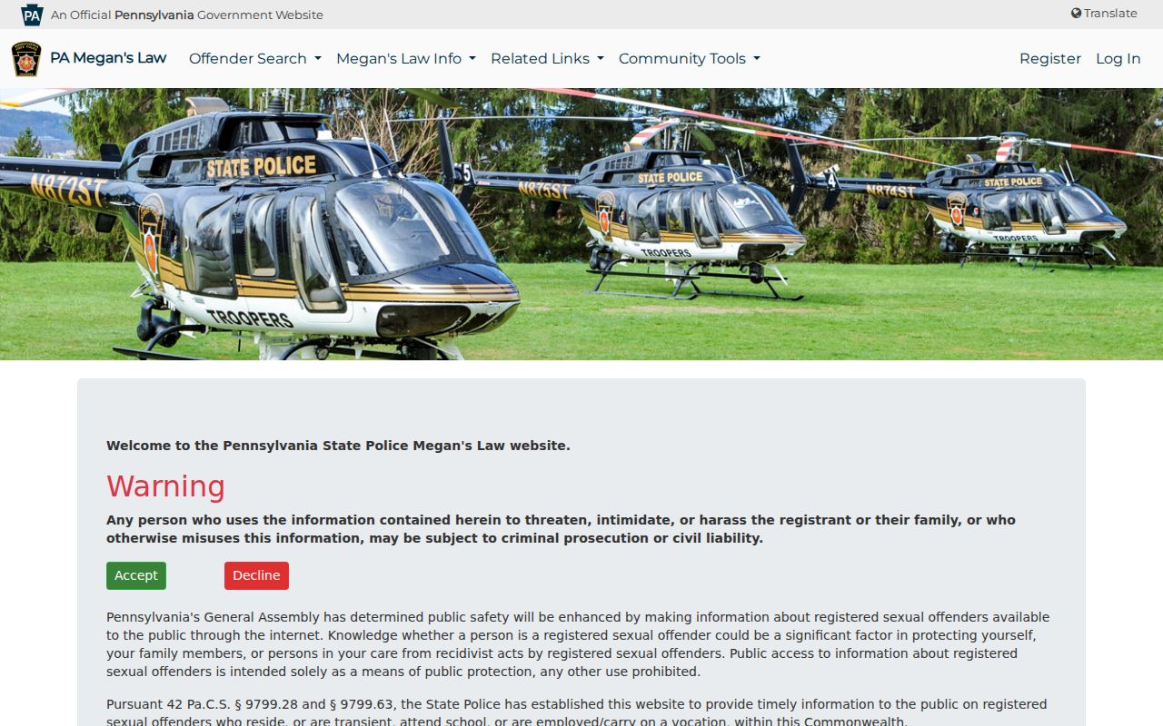 Lower Southampton Township residents directory Pennsylvania Megan's Law public resource